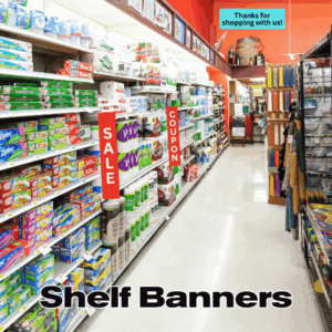 shelf banners
